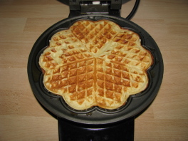 Waffeln backen